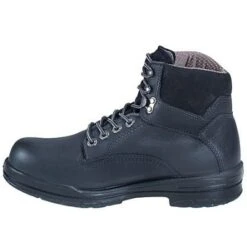 Wolverine Boots: Men's Black 3123 DuraShock Slip-Resistant Work Boots -Men's Work Boots Store image 54098