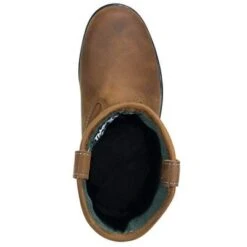 Wolverine Boots: Men's 3367 Insulated Waterproof Brown Wellington Boots -Men's Work Boots Store image 59641