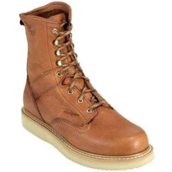 Georgia Boots: Men's G8342 Barracuda Gold EH Steel Toe Wedge Work Boots -Men's Work Boots Store image 61046