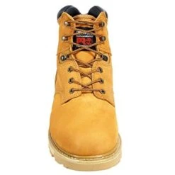 Timberland PRO Boots: Men's Pit Boss 33031 Wheat Nubuck 6" Steel Toe Work Boots -Men's Work Boots Store image 64617