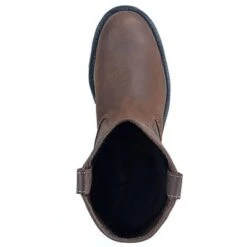 Wolverine Boots: Men's 4707 Brown Steel Toe EH SR Wellington Boots -Men's Work Boots Store image 65337