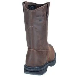 Wolverine Boots: Men's 4707 Brown Steel Toe EH SR Wellington Boots -Men's Work Boots Store image 65338