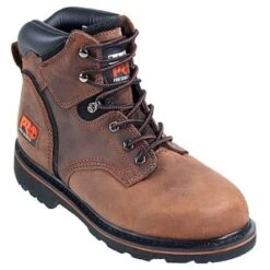 Timberland PRO Boots: Men's Pit Boss 33046 Brown Soft Toe EH Work Boots -Men's Work Boots Store image 69209