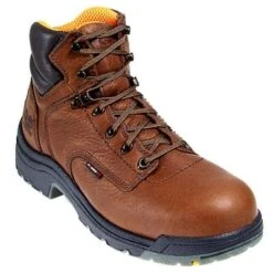 Timberland PRO Boots: Men's Brown 26063 TiTAN Safety Toe EH 6" Work Boots -Men's Work Boots Store image 73516