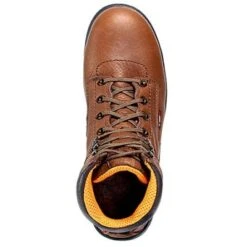 Timberland PRO Boots: Men's Brown 26063 TiTAN Safety Toe EH 6" Work Boots -Men's Work Boots Store image 73517