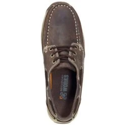 Rockport Works Shoes: Men's Steel Toe EH Leather Boat Shoes RK6736 -Men's Work Boots Store image 75091