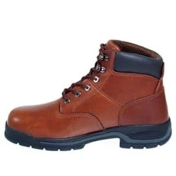 Wolverine Boots: Men's Brown 4906 Harrison Soft Toe Lace Up Work Boots -Men's Work Boots Store image 76675