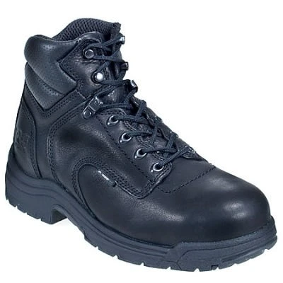 Timberland PRO Boots: Men's TiTAN 26064 Black Alloy Toe EH Work Boots 3 Timberland PRO Boots: Men's TiTAN 26064 Black Alloy Toe EH Work Boots