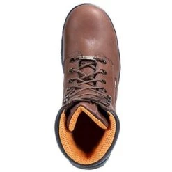 Timberland PRO Boots: Men's TiTAN 47019 Brown Waterproof Alloy Toe EH Boots -Men's Work Boots Store image 82694