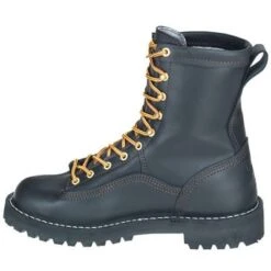 Danner Boots: Men's Black 14100 USA-Made Waterproof Rain Forest Boots -Men's Work Boots Store image 82956