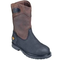 Timberland PRO Boots: Men's 53522 PowerWelt EH Steel Toe Wellington Boots -Men's Work Boots Store image 83654
