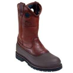 Georgia Boots: Men's Brown G5655 Muddog EH Steel Toe Wellington Boots -Men's Work Boots Store image 83866