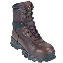 Rocky Boots: Men's Brown Steel Toe WP Insulated Rebel Work Boots 6486 -Men's Work Boots Store image 84482