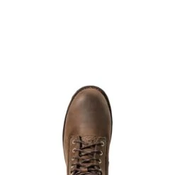 Ariat Boots: Men's 10018566 Oily Distressed Brown Powerline 8" Waterproof Composite Toe Work Boot 8 Ariat Boots: Men's 10018566 Oily Distressed Brown Powerline 8" Waterproof Composite Toe Work Boot -Men's Work Boots Store in line mns work couto 10018566 toe