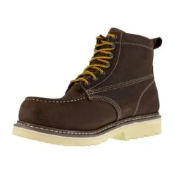 Iron Age Boot: Men's IA5062 Brown 6" Solidifier Composite Toe Waterproof EH Work Boot 11 Iron Age Boot: Men's IA5062 Brown 6" Solidifier Composite Toe Waterproof EH Work Boot -Men's Work Boots Store iron age ia5062 solidifier 03
