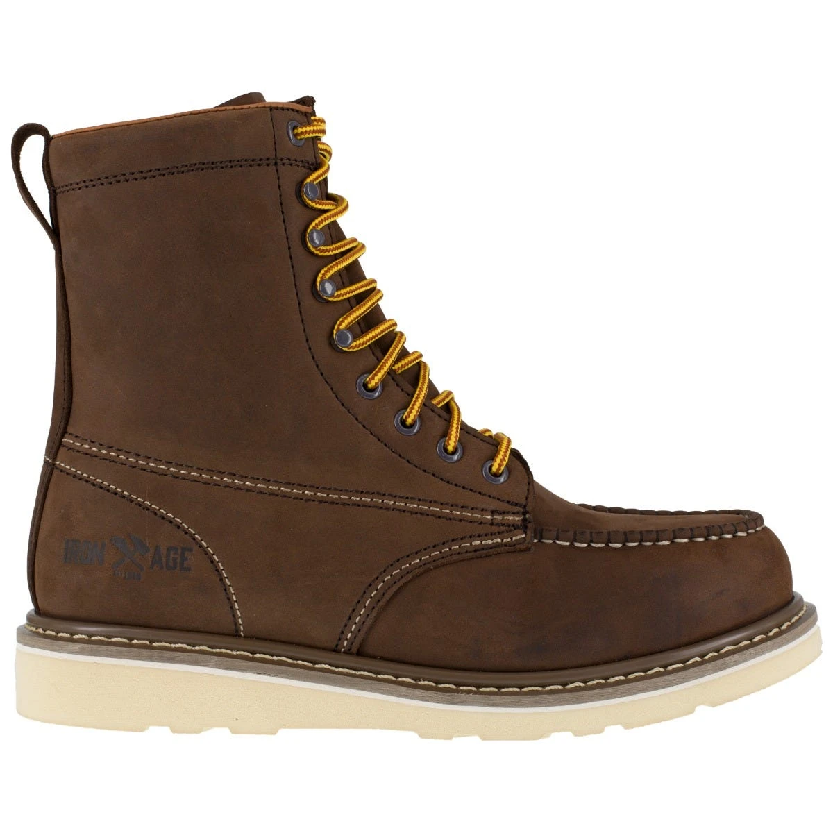 Iron Age Boot: Men's IA5081 Tan Reinforcer Steel Toe EH Wedge Boot 5 Iron Age Boot: Men's IA5081 Tan Reinforcer Steel Toe EH Wedge Boot - Image 3