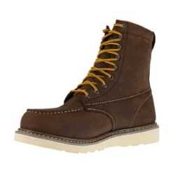 Iron Age Boot: Men's IA5081 Tan Reinforcer Steel Toe EH Wedge Boot 11 Iron Age Boot: Men's IA5081 Tan Reinforcer Steel Toe EH Wedge Boot -Men's Work Boots Store iron age ia5081 reinforcer 03