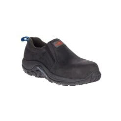Merrell Shoes: Men's J099379 Black Jungle Moc Composite Toe Slip Resistant SD Slip On Work Shoe -Men's Work Boots Store j099379 3 2