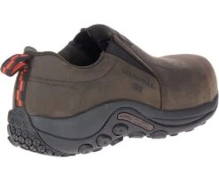 Merrell Shoes: Men's J099381 Brown Jungle Moc Composite Toe Slip Resistant SD Slip On Work Shoe -Men's Work Boots Store j099381