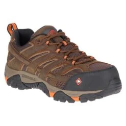 Merrell Footwear: Men's J11119 Moab Vertex Vent Composite Toe Work Shoes -Men's Work Boots Store j11119.1