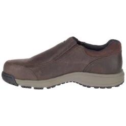 Merrell Shoes: Men's J20995 Brown Sutton Moc Steel Toe Slip Resistant Slip On Work Shoe 9 Merrell Shoes: Men's J20995 Brown Sutton Moc Steel Toe Slip Resistant Slip On Work Shoe -Men's Work Boots Store j20995 1