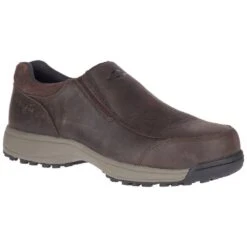 Merrell Shoes: Men's J20995 Brown Sutton Moc Steel Toe Slip Resistant Slip On Work Shoe 11 Merrell Shoes: Men's J20995 Brown Sutton Moc Steel Toe Slip Resistant Slip On Work Shoe -Men's Work Boots Store j20995