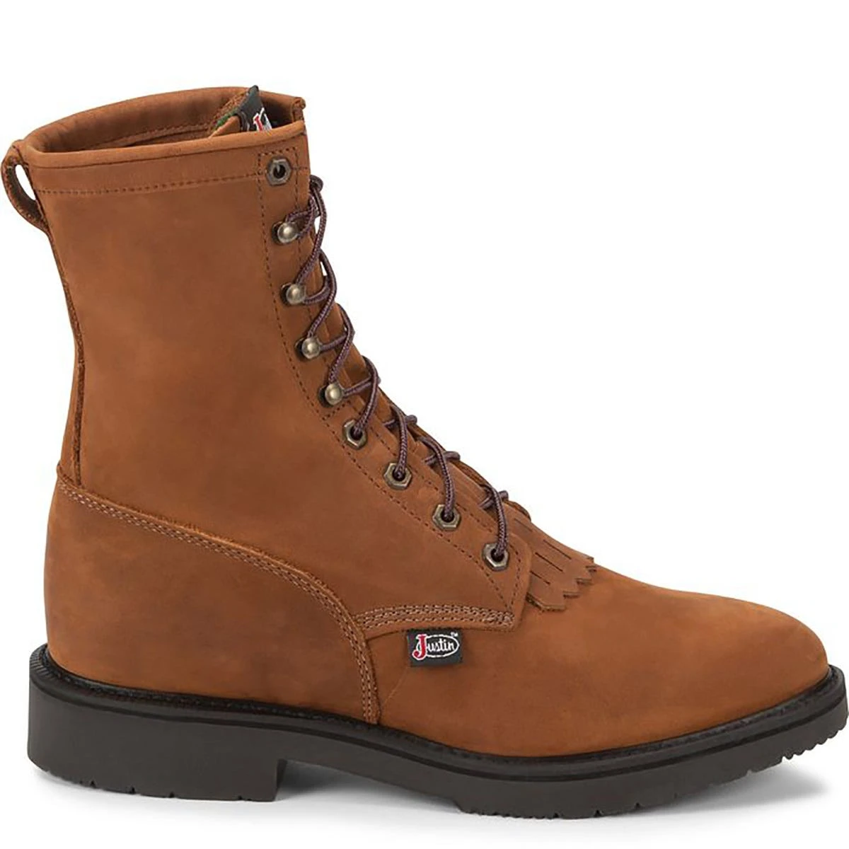 Justin Boots: Men's 760 USA Made 8 Inch EH Work Boots 6 Justin Boots: Men's 760 USA Made 8 Inch EH Work Boots - Image 4