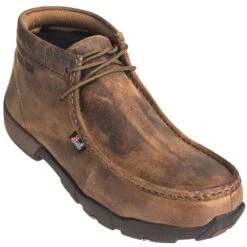 Justin Boots: Men's 235 Dark Brown Steel Moc Toe EH Work Boots 11 Justin Boots: Men's 235 Dark Brown Steel Moc Toe EH Work Boots -Men's Work Boots Store justin 235 p 01