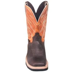 Justin Boots: Men's SE4561 Steel Toe EH Stampede Cowboy Work Boots -Men's Work Boots Store justin 4561 090 f 01