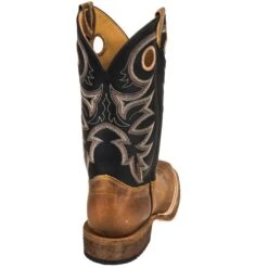 Justin Boots: BR740 Men's Brown Leather Caddo Cowboy Boots 15 Justin Boots: BR740 Men's Brown Leather Caddo Cowboy Boots -Men's Work Boots Store justin br740 b 01