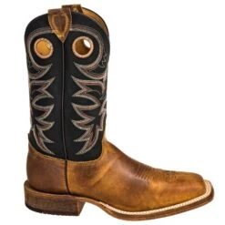 Justin Boots: BR740 Men's Brown Leather Caddo Cowboy Boots 12 Justin Boots: BR740 Men's Brown Leather Caddo Cowboy Boots -Men's Work Boots Store justin br740 o 01