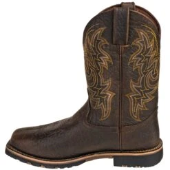 Justin Boots: Brown GR9050 Men's Waterproof George Strait Fireman Cowboy Boots 13 Justin Boots: Brown GR9050 Men's Waterproof George Strait Fireman Cowboy Boots -Men's Work Boots Store justin gs9050 i 01