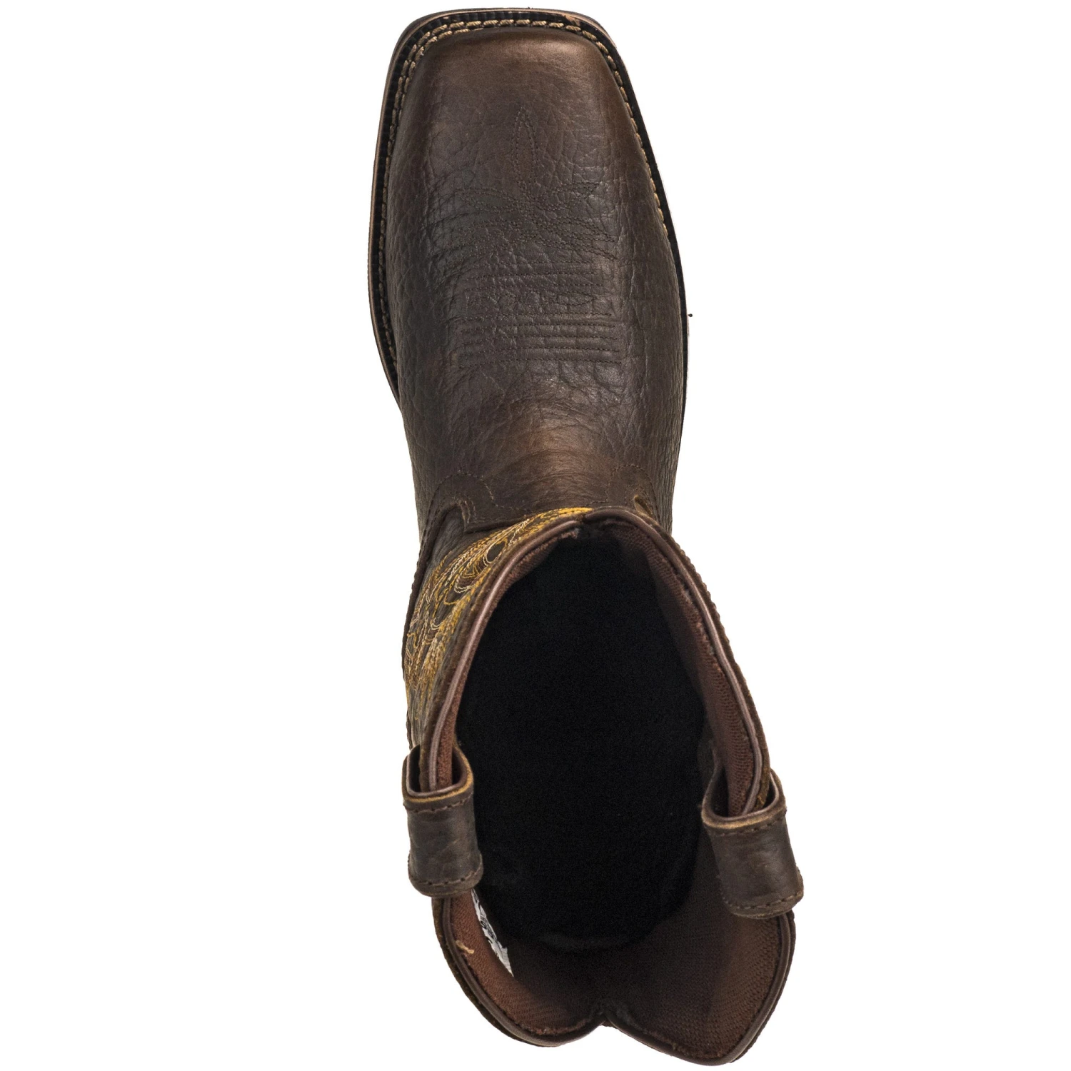 Justin Boots: Brown GR9050 Men's Waterproof George Strait Fireman Cowboy Boots 4 Justin Boots: Brown GR9050 Men's Waterproof George Strait Fireman Cowboy Boots - Image 2