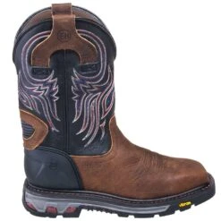 Justin Boots: Men's WK2104 Steel Toe EH Cowboy Work Boots -Men's Work Boots Store justin wk2104 o 01