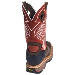 Justin Boots: Men's WK2115 Waterproof Steel Toe EH Dark Chestnut Pull-On Boots 15 Justin Boots: Men's WK2115 Waterproof Steel Toe EH Dark Chestnut Pull-On Boots -Men's Work Boots Store justin wk2115 b 01