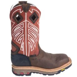 Justin Boots: Men's WK2115 Waterproof Steel Toe EH Dark Chestnut Pull-On Boots 12 Justin Boots: Men's WK2115 Waterproof Steel Toe EH Dark Chestnut Pull-On Boots -Men's Work Boots Store justin wk2115 o 01