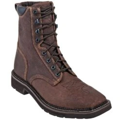 Justin Boots: Men's Composite Toe SE462 EH Waterproof Stampede Work Boots -Men's Work Boots Store justin wk460 090 p 01 2