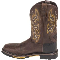 Justin Boots: Men's SE4624 Rustic Barnwood Hybred EH Cowboy Boots -Men's Work Boots Store justin wk4624 i 01