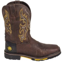 Justin Boots: Men's SE4624 Rustic Barnwood Hybred EH Cowboy Boots -Men's Work Boots Store justin wk4624 o 01