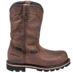 Justin Boots: Men's WK4630 Brown 10" Composite Toe Boots -Men's Work Boots Store justin wk4630 o 01