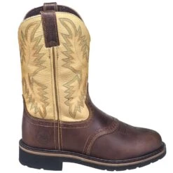 Justin Boots: Men's SE4660 Brown Stampede Cowboy Boots -Men's Work Boots Store justin wk4660 080 o 01