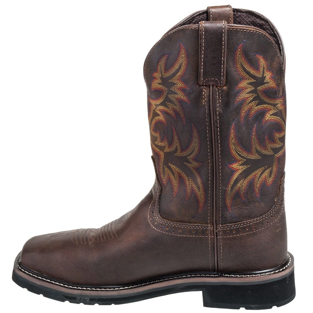 Justin Boots: Men's Steel Toe SE4690 Waterproof Stampede Work Boots 7 Justin Boots: Men's Steel Toe SE4690 Waterproof Stampede Work Boots - Image 5