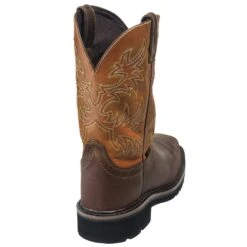 Justin Boots: Men's SE4812 Tan Composite Toe EH Non-Metallic Stampede Work Boots -Men's Work Boots Store justin wk4812 090 b 01