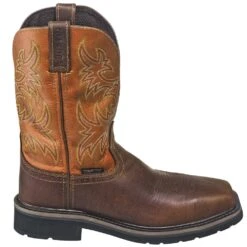 Justin Boots: Men's SE4812 Tan Composite Toe EH Non-Metallic Stampede Work Boots -Men's Work Boots Store justin wk4812 090 o 01