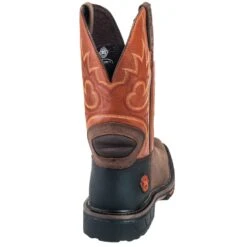 Justin Boots: Men's SE4944 Two Tone Leather EH Cowboy Work Boots -Men's Work Boots Store justin wk4944 090 b 01