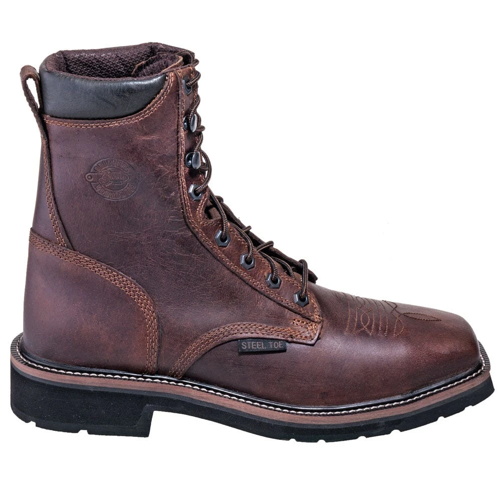 Justin Boots: Men's SE682 Steel Toe 8-Inch EH Stampede Work Boots 6 Justin Boots: Men's SE682 Steel Toe 8-Inch EH Stampede Work Boots - Image 4