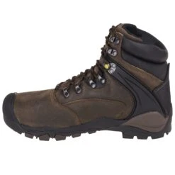 KEEN Utility Boots: Men's 1015401 Steel Toe Brown Waterproof Louisville 6-Inch Work Boots -Men's Work Boots Store keen 1015401 i 01