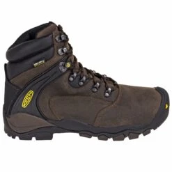 KEEN Utility Boots: Men's 1015401 Steel Toe Brown Waterproof Louisville 6-Inch Work Boots -Men's Work Boots Store keen 1015401 o 01