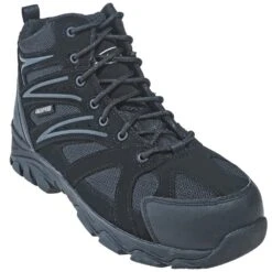 Knapp Boots: Men's K5400 Black Composite Toe Waterproof Trail Hiker Boots -Men's Work Boots Store knapp 5400 p 01