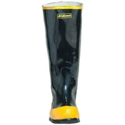 LaCrosse Boots: Men's 24009043 Steel Toe EH Waterproof Black Knee Boots -Men's Work Boots Store lacrosse 24009043 f 01